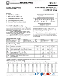 Datasheet CF015-11 manufacturer Mimix